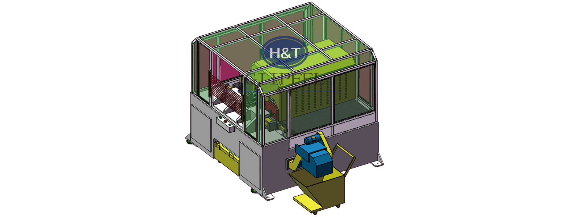 Pier rotary pouring machine